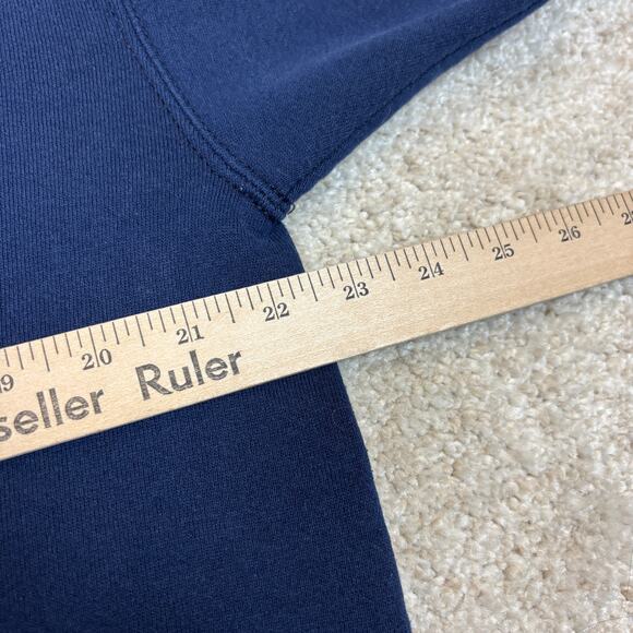 Vintage 90s Georgetown Hoyas Crest Cropped Sweatshirt Large Made in USA - Picture 6 of 11